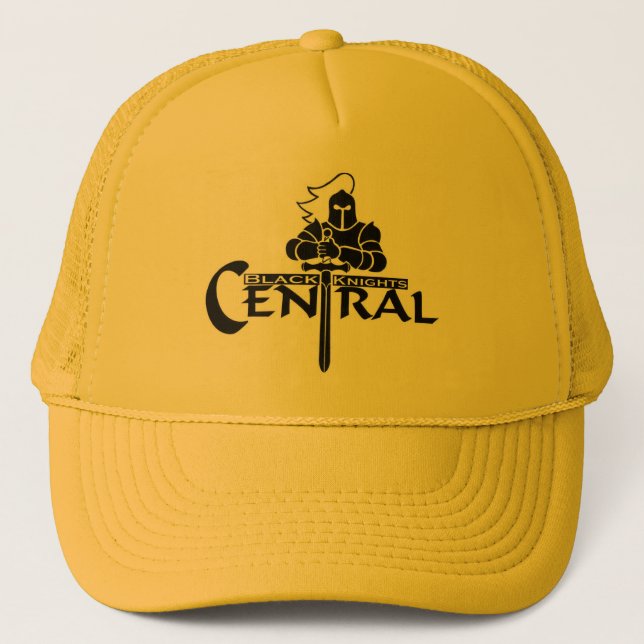 Gorra De Camionero Caballeros negros centrales de Gwinnett (Anverso)