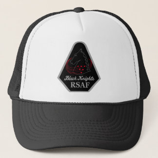 GORRA DE CAMIONERO CABALLEROS NEGROS RSAF DE LA FUERZA AÉREA DE