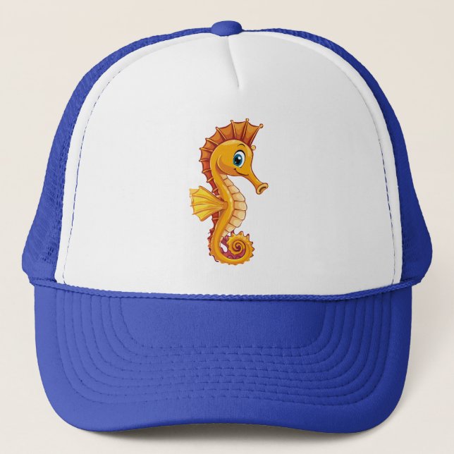 Gorra De Camionero Caballito de mar de hocico largo (Anverso)