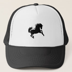 Gorra De Camionero Caballo - 1 - negro