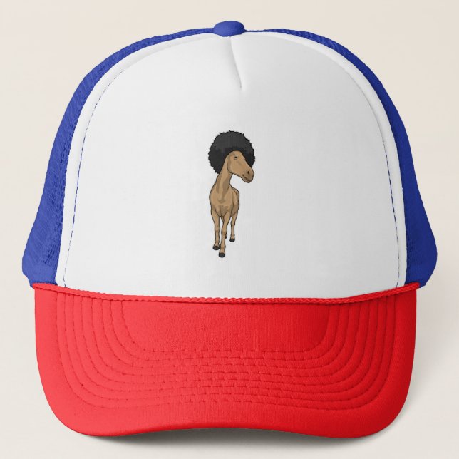 Gorra De Camionero Caballo Afro (Anverso)
