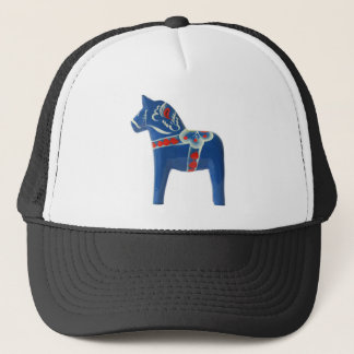Gorra De Camionero Caballo azul de Dala del sueco