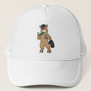 Gorra De Camionero Caballo comiendo vegan