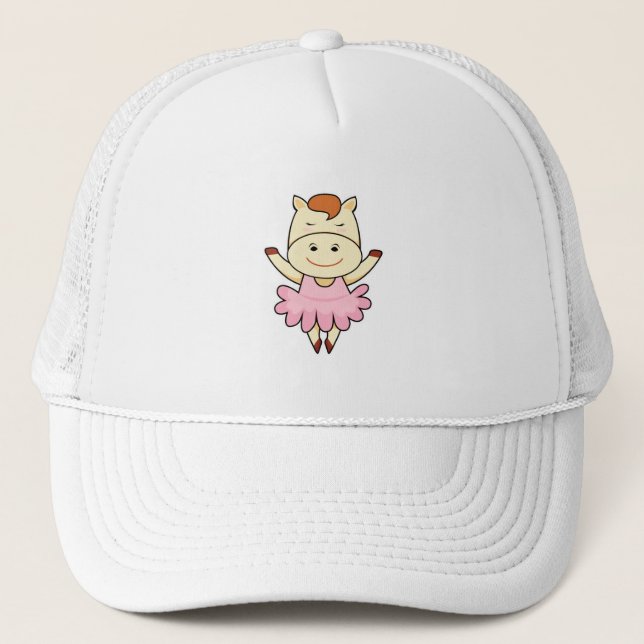 Gorra De Camionero Caballo como Ballerina en ballet (Anverso)