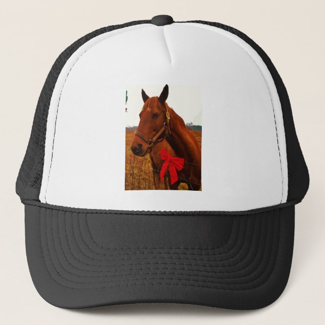 Gorra De Camionero Caballo con arco rojo (Anverso)