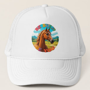 Gorra De Camionero Caballo con cita motivacional