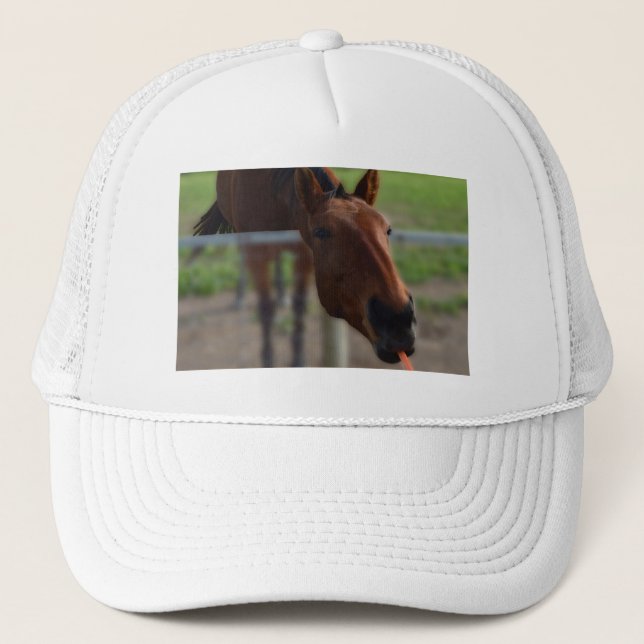 Gorra De Camionero Caballo de amor a la garganta, (Anverso)