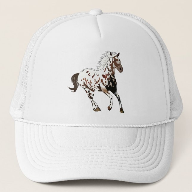 Gorra De Camionero Caballo de Appaloosa (Anverso)