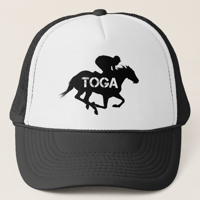 Gorra De Camionero Caballo de Carreras de Saratoga Springs (Anverso)