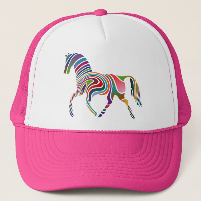 Gorra De Camionero Caballo de Fantasía de Girly (Anverso)