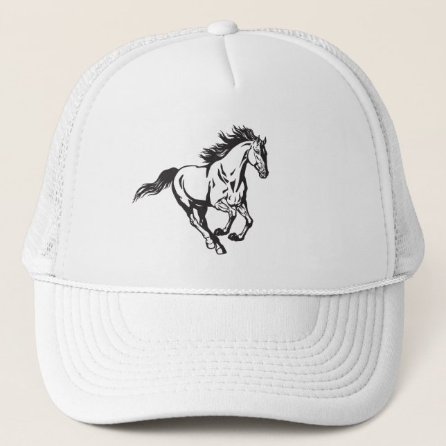 Gorra De Camionero Caballo de Galloping (Anverso)