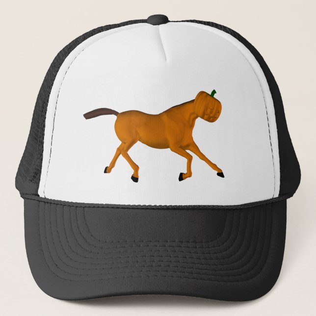 Gorra De Camionero Caballo de Halloween (Anverso)