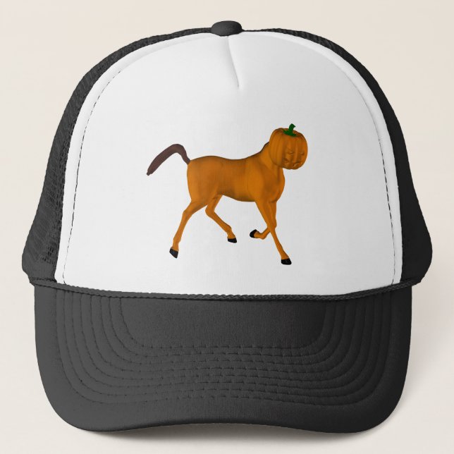 Gorra De Camionero Caballo de Halloween (Anverso)