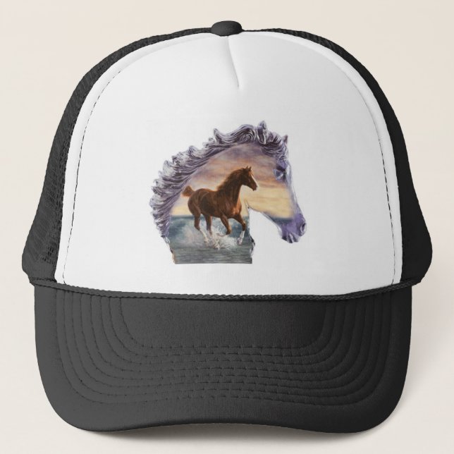 Gorra De Camionero Caballo de mar (Anverso)
