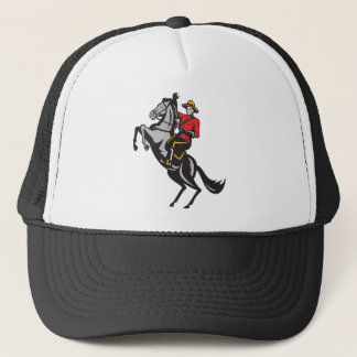 Gorra De Camionero Caballo de montar a caballo montado canadiense del