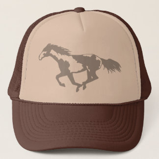 Gorra De Camionero Caballo de pintura galopante