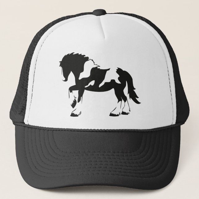 Gorra De Camionero Caballo de proyecto manchado (Anverso)