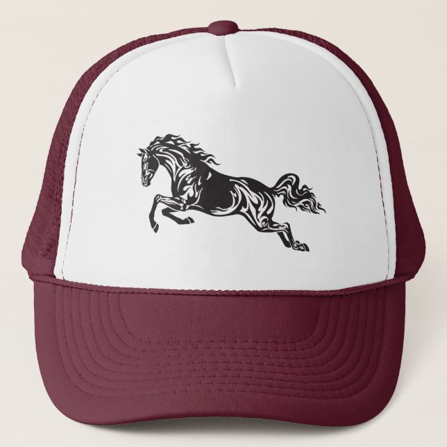Gorra De Camionero caballo de salto (Anverso)