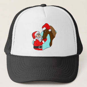 Gorra De Camionero Caballo de Santa Claus