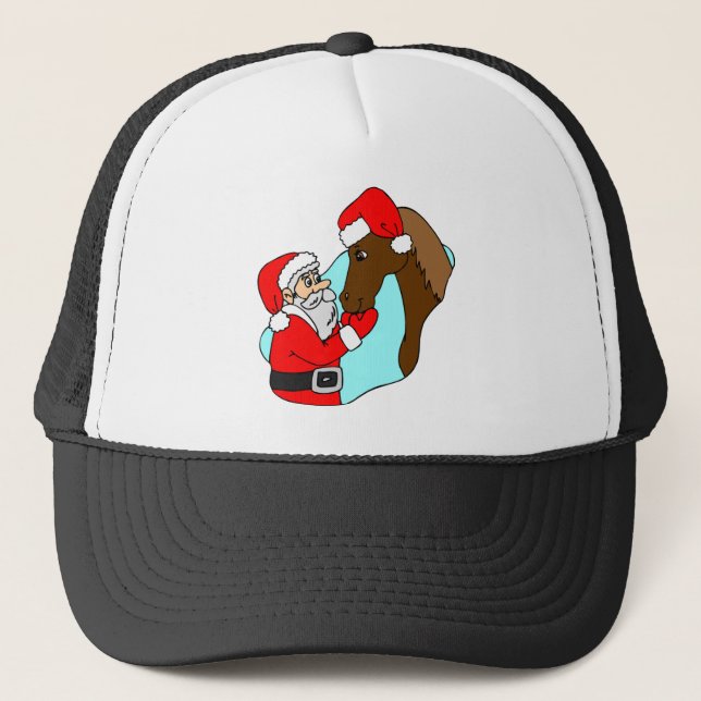 Gorra De Camionero Caballo de Santa Claus (Anverso)