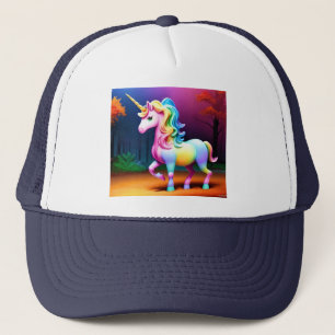 Gorra De Camionero Caballo de unicornio blanco-37474