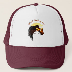 Gorra De Camionero Caballo, eres mi lugar feliz, hembra amante del ca