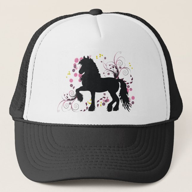 Gorra De Camionero Caballo frisio (Anverso)