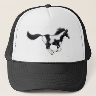 Gorra De Camionero Caballo galopante de la pintura