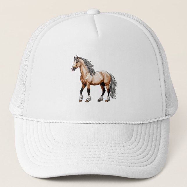 Gorra De Camionero Caballo Hermoso (Anverso)