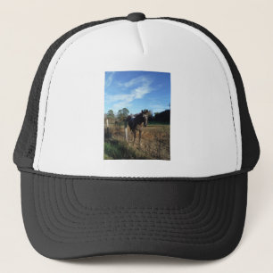 Gorra De Camionero Caballo marrón de Coco y Crema