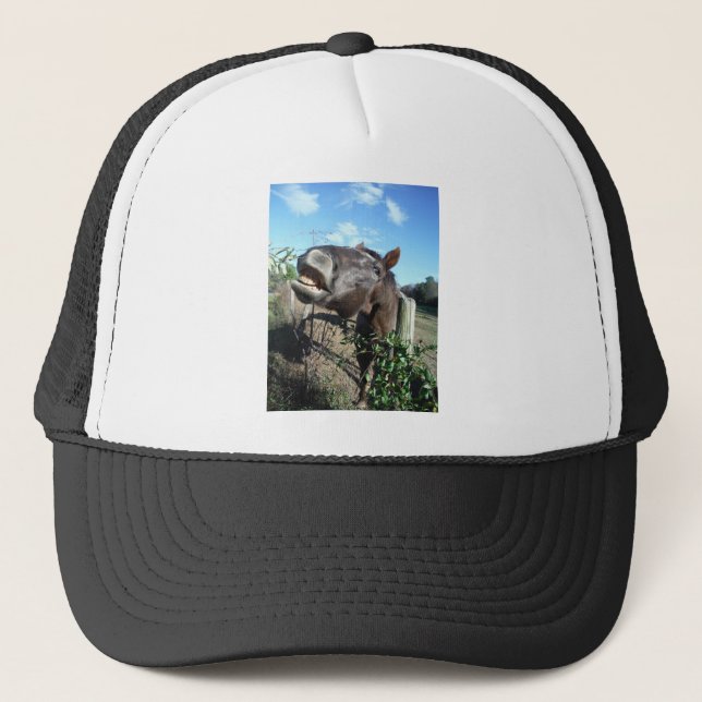 Gorra De Camionero Caballo marrón parlante (Anverso)
