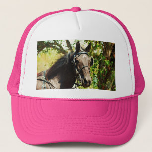Gorra De Camionero Caballo negro en la impulsión nacional