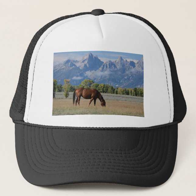 Gorra De Camionero Caballo, rancho de Wyoming (Anverso)