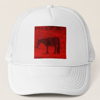 Gorra De Camionero Caballo Rojo