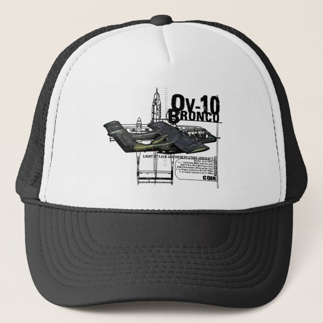 Gorra De Camionero Caballo salvaje OV-10 (Anverso)