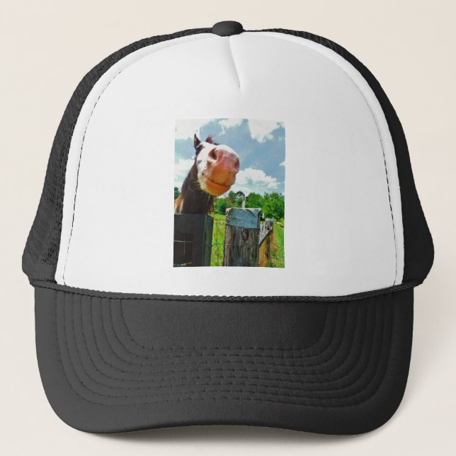 Gorra De Camionero Caballo sonriente (Anverso)