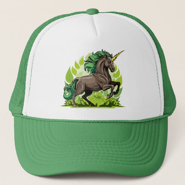 Gorra De Camionero Caballo unicornio (Anverso)