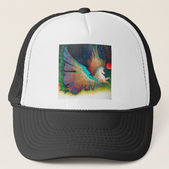 Gorra De Camionero Caballo Volador (Anverso)
