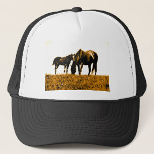 Gorra De Camionero Caballos