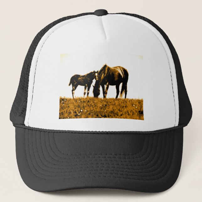 Gorra De Camionero Caballos (Anverso)