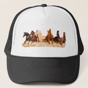 Gorra De Camionero Caballos