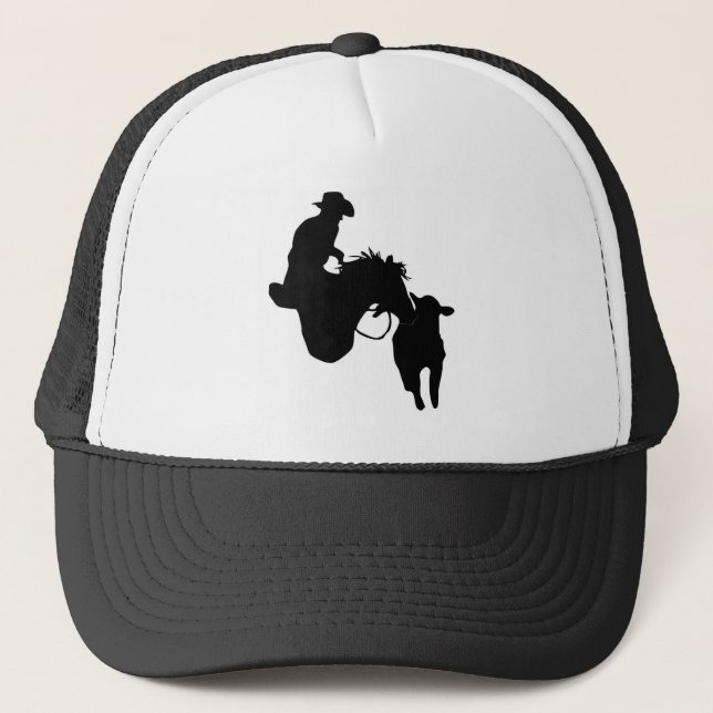 Gorra De Camionero Caballos, bóvidos, cortando el caballo, (Anverso)