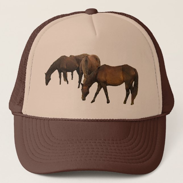 Gorra De Camionero Caballos de afeitar (Anverso)