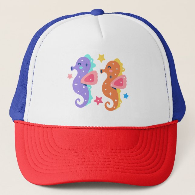 Gorra De Camionero Caballos de mar (Anverso)