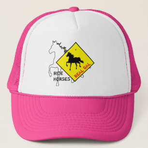 Gorra De Camionero Caballos de montar de chica real y fiesta de cabal