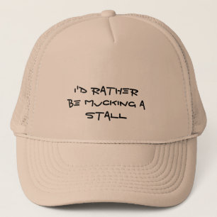 Gorra De Camionero Caballos - Mucking una parada