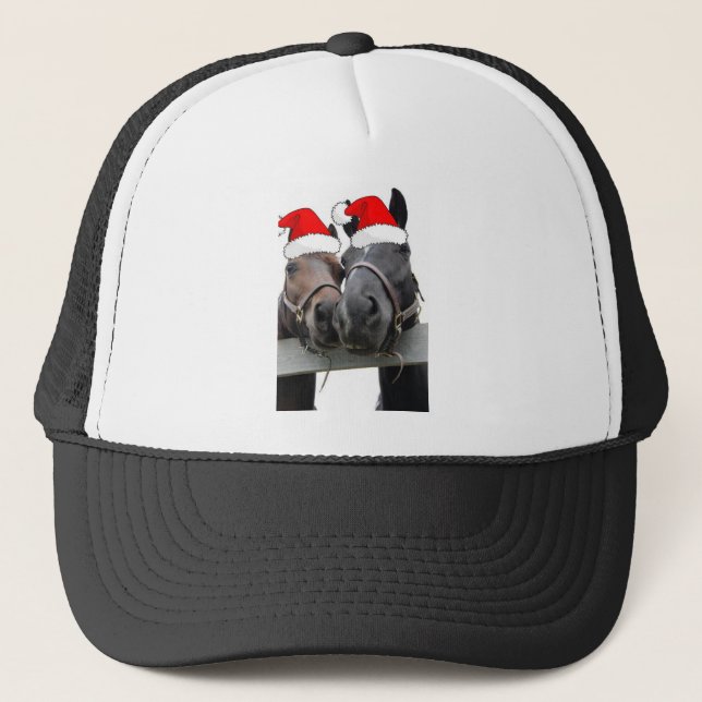 Gorra De Camionero Caballos navidades (Anverso)