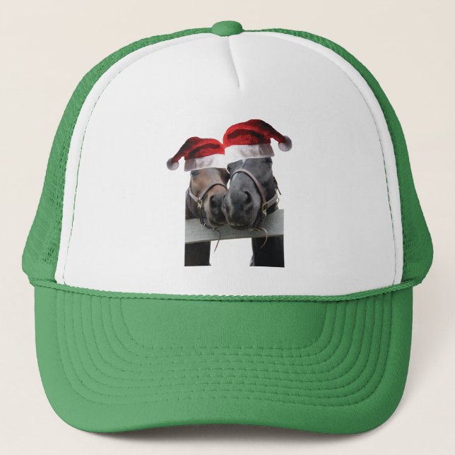 Gorra De Camionero Caballos navidades (Anverso)