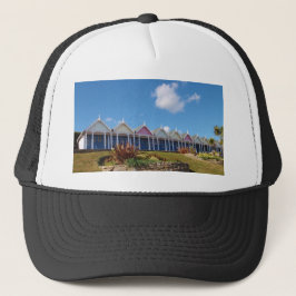 Gorra De Camionero Cabañas tradicionales de la playa británica
