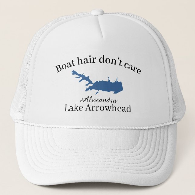 Gorra De Camionero Cabello de barco no le importa personalizar la pun (Anverso)